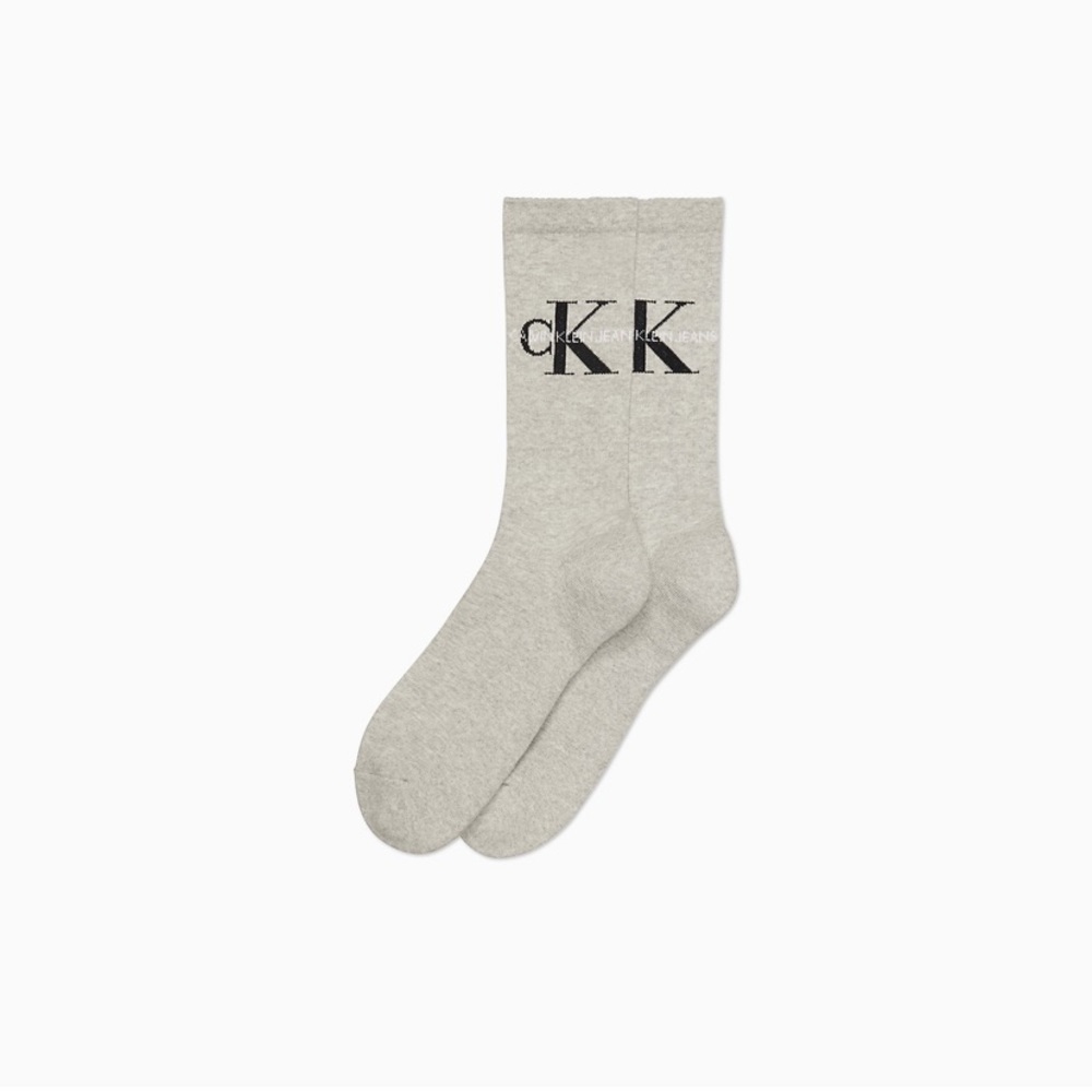 Monogram Logo Crew 2 pack Socks
